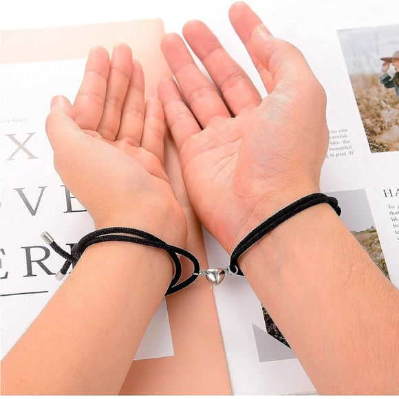 5for$10 Couples Bracelets Matching Bracelets for Couples, Heart Bracelets 2Pc - Picture 6 of 7